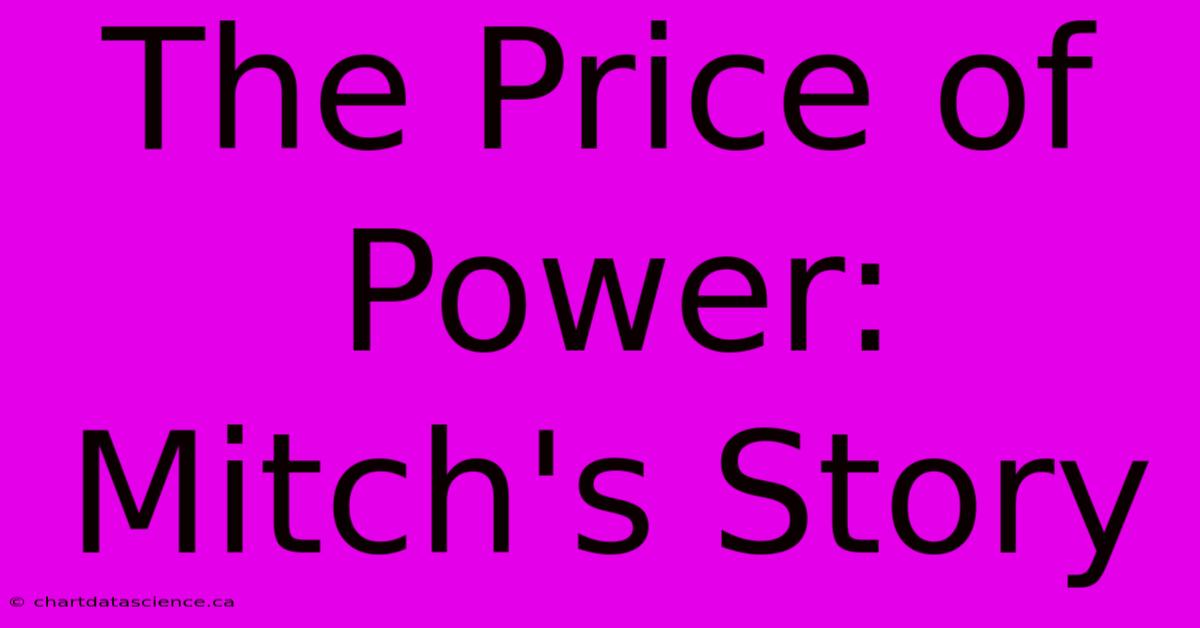 The Price Of Power: Mitch's Story