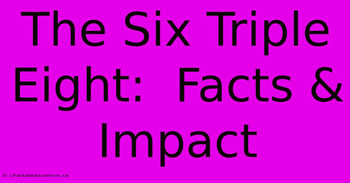 The Six Triple Eight:  Facts & Impact