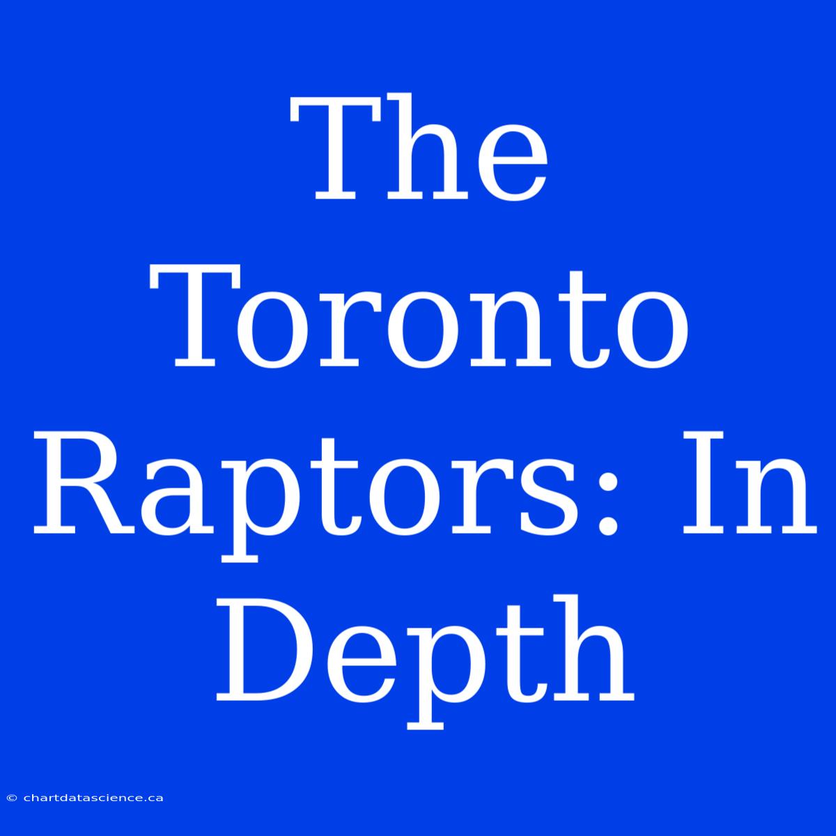 The Toronto Raptors: In Depth