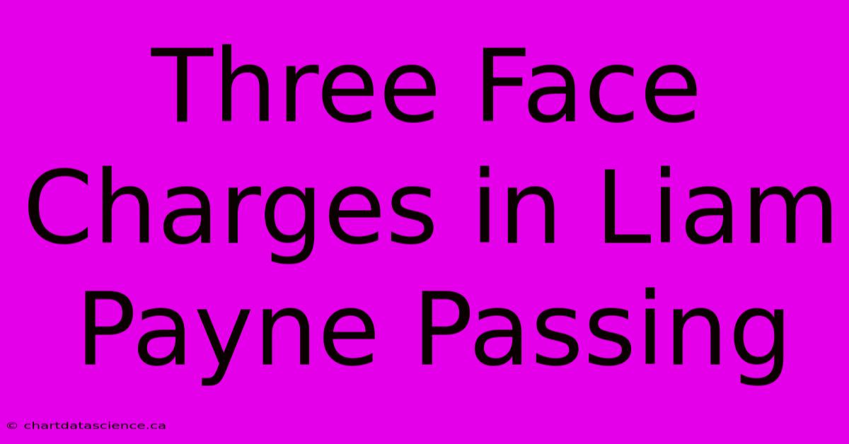 Three Face Charges In Liam Payne Passing