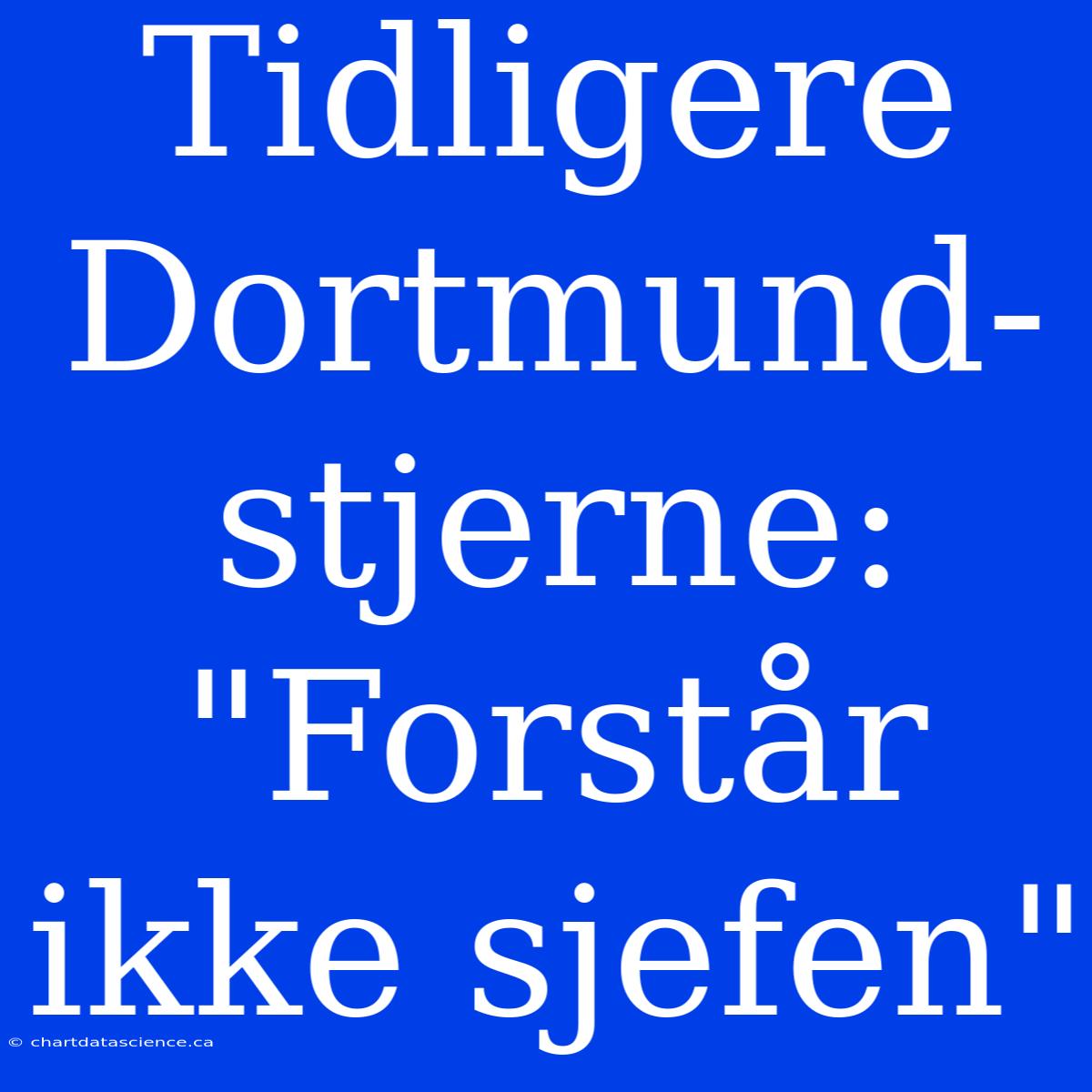 Tidligere Dortmund-stjerne: 