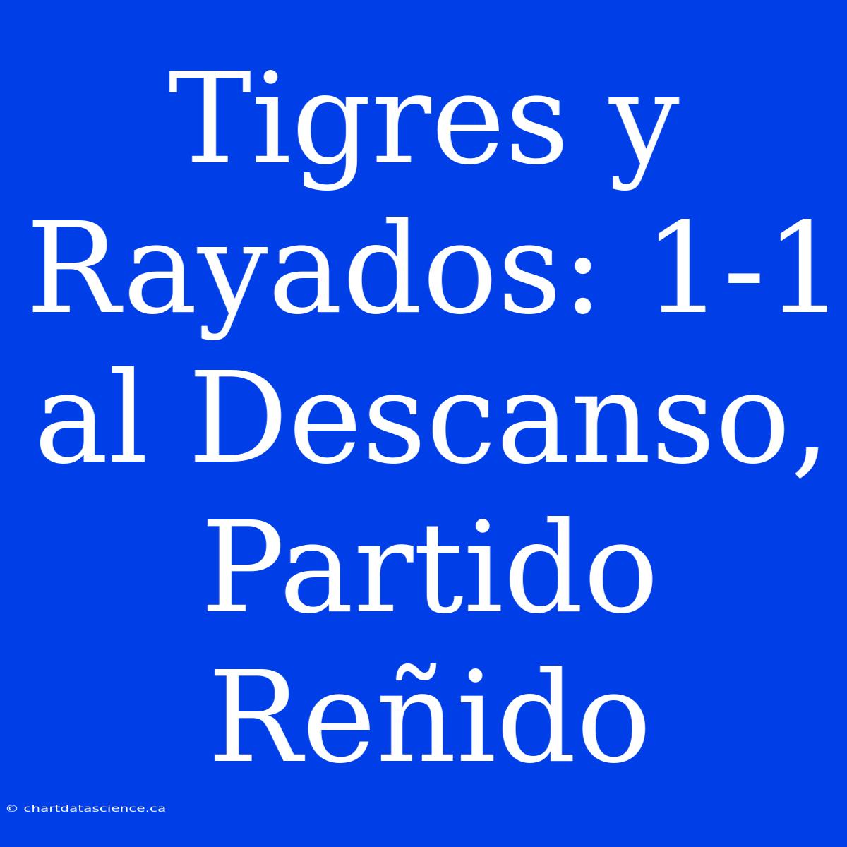 Tigres Y Rayados: 1-1 Al Descanso, Partido Reñido