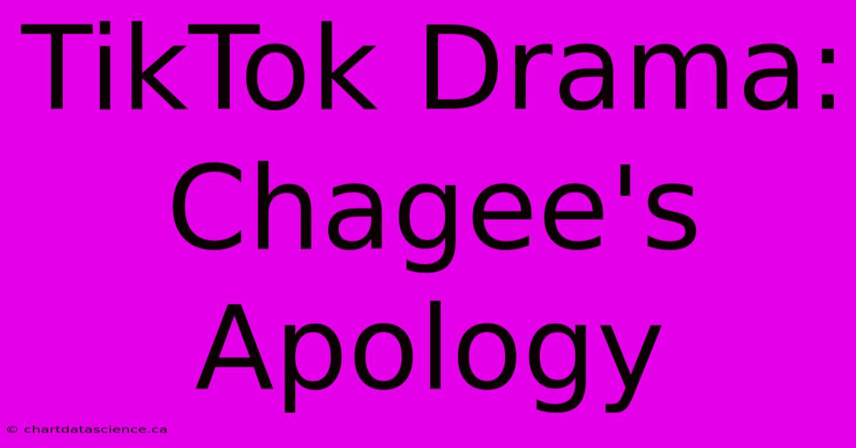 TikTok Drama: Chagee's Apology