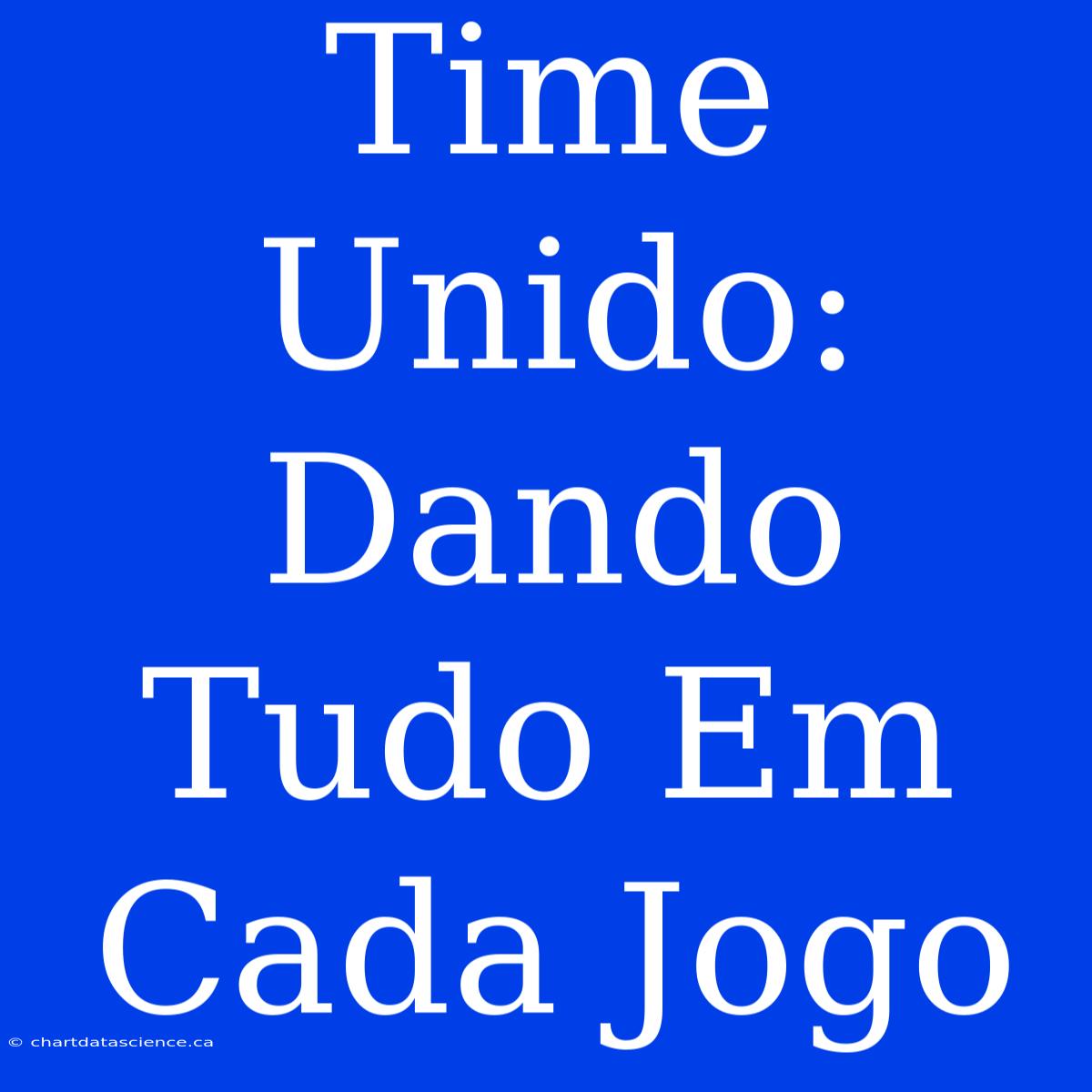 Time Unido: Dando Tudo Em Cada Jogo