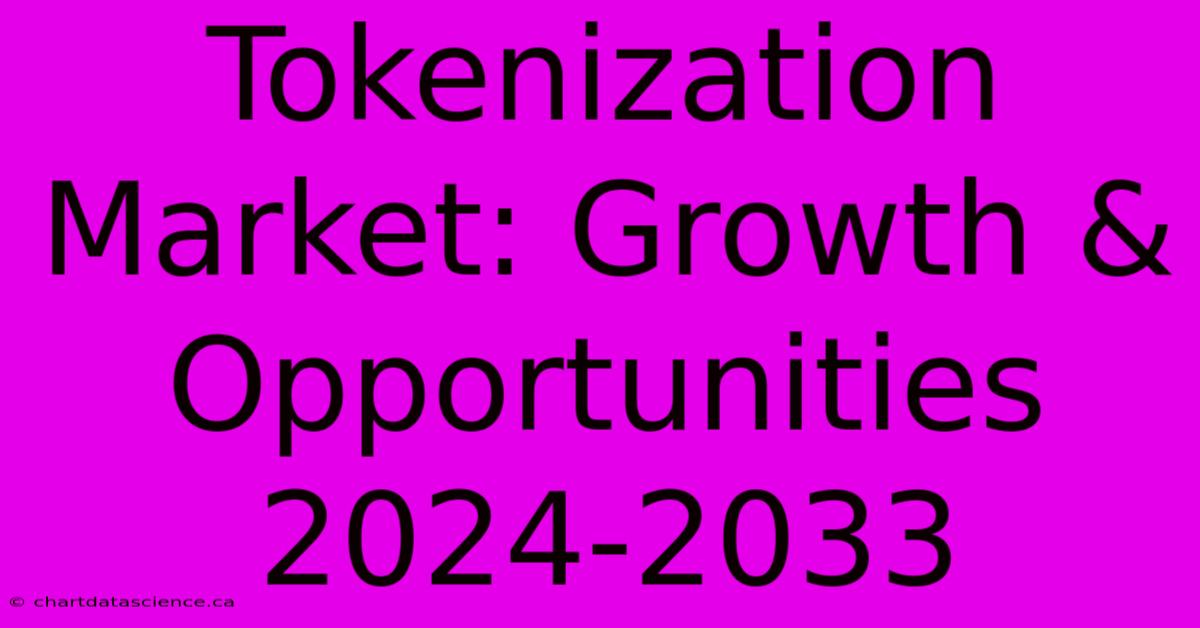 Tokenization Market: Growth & Opportunities 2024-2033 