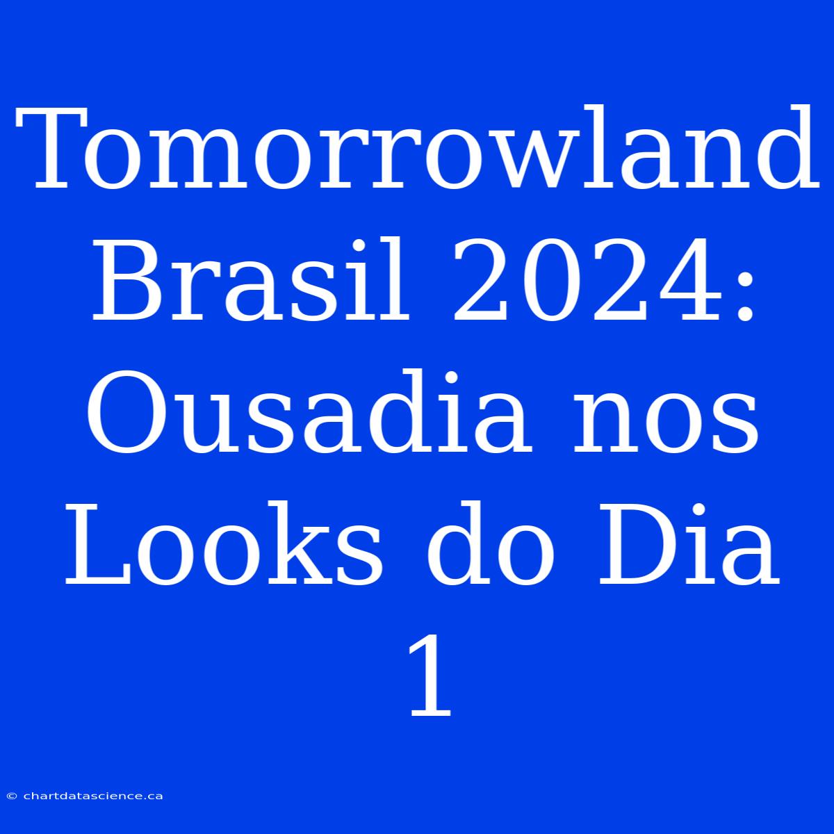 Tomorrowland Brasil 2024: Ousadia Nos Looks Do Dia 1