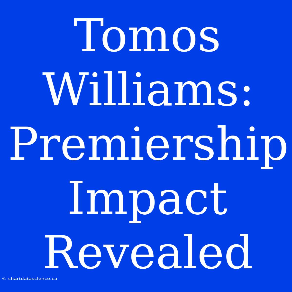 Tomos Williams: Premiership Impact Revealed