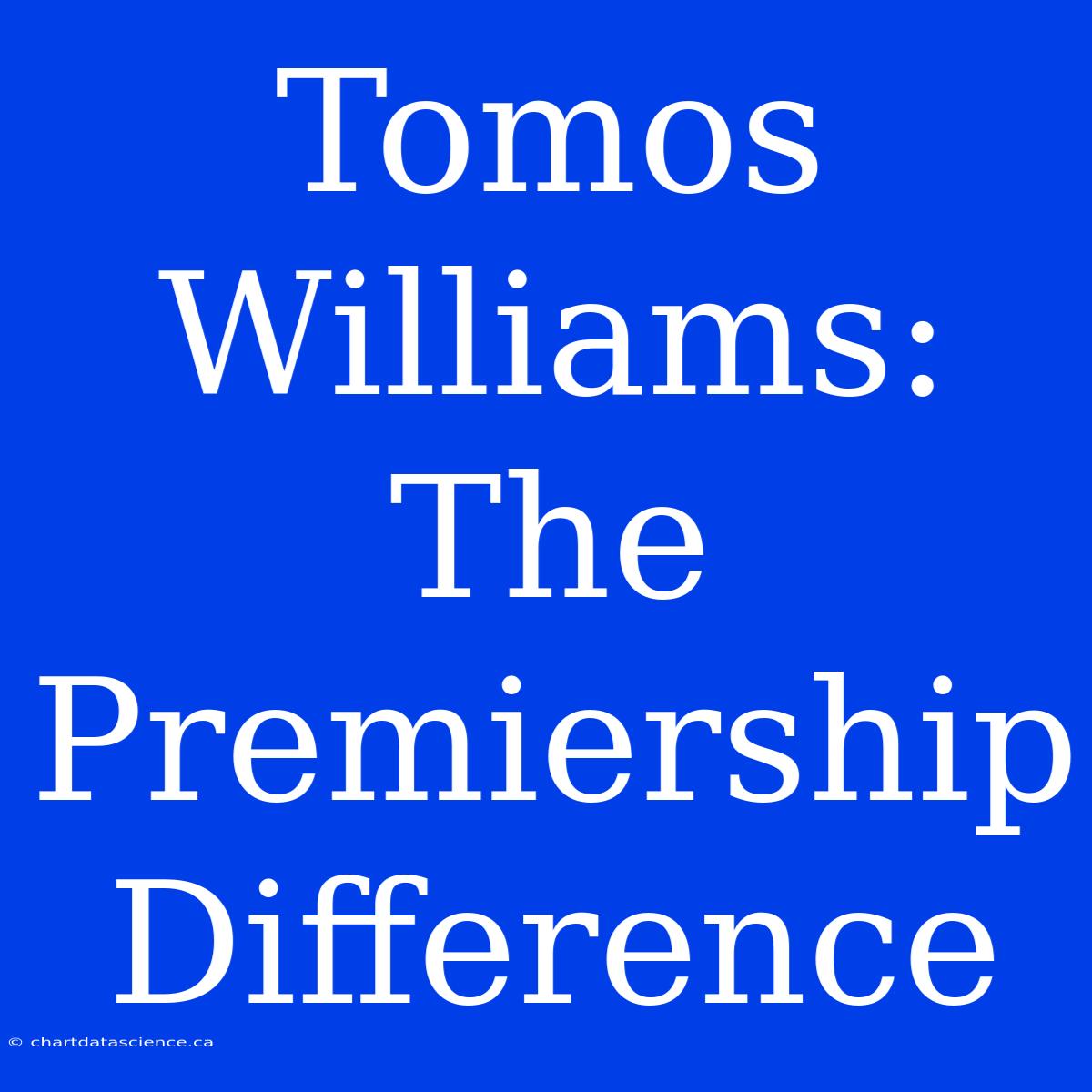 Tomos Williams: The Premiership Difference