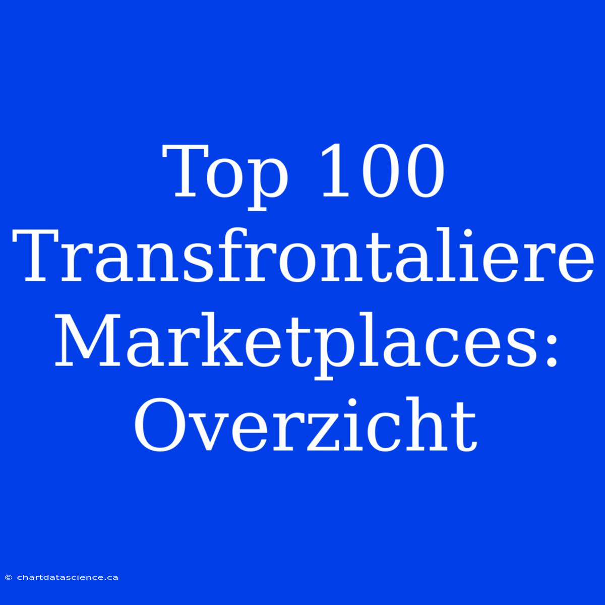 Top 100 Transfrontaliere Marketplaces: Overzicht