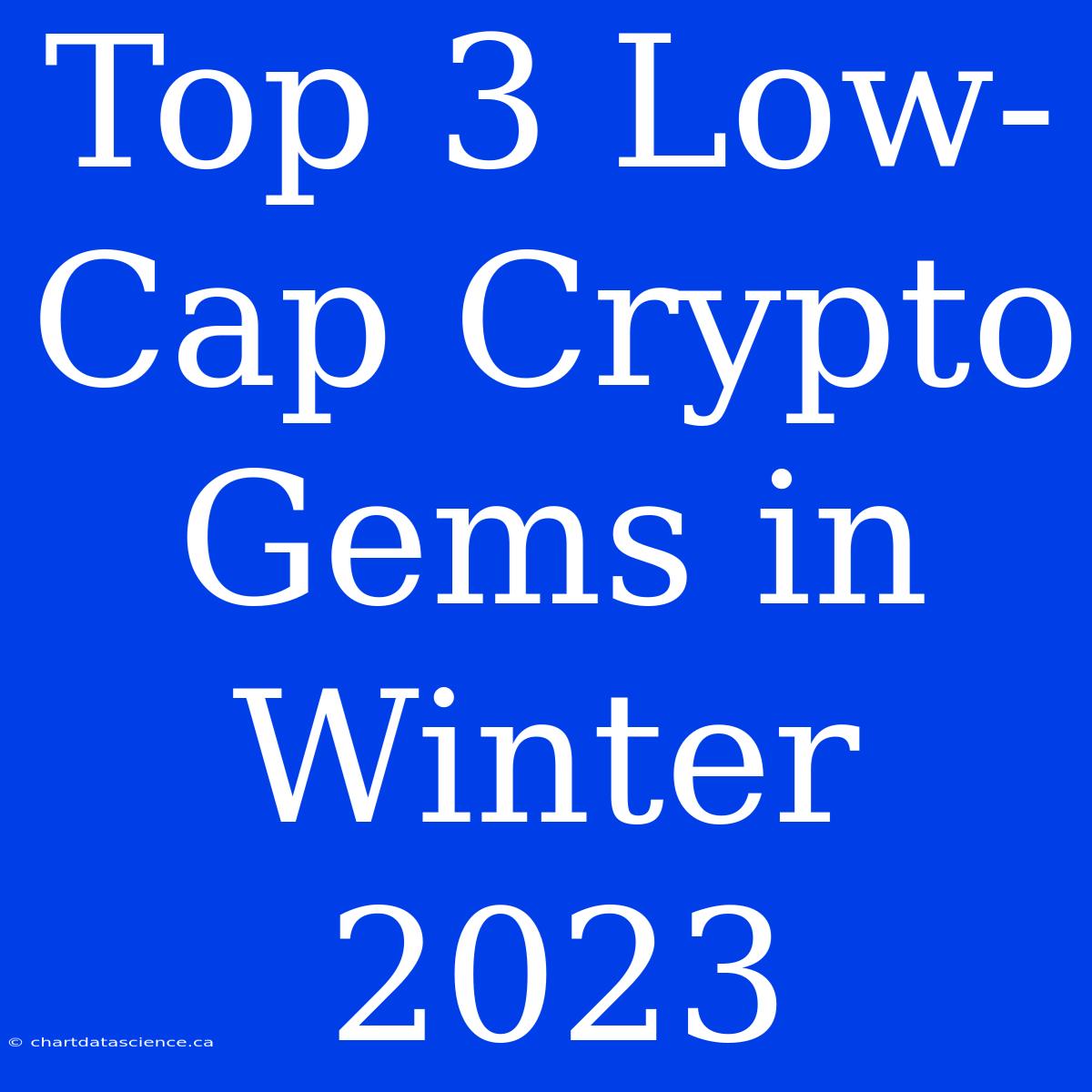 Top 3 Low-Cap Crypto Gems In Winter 2023