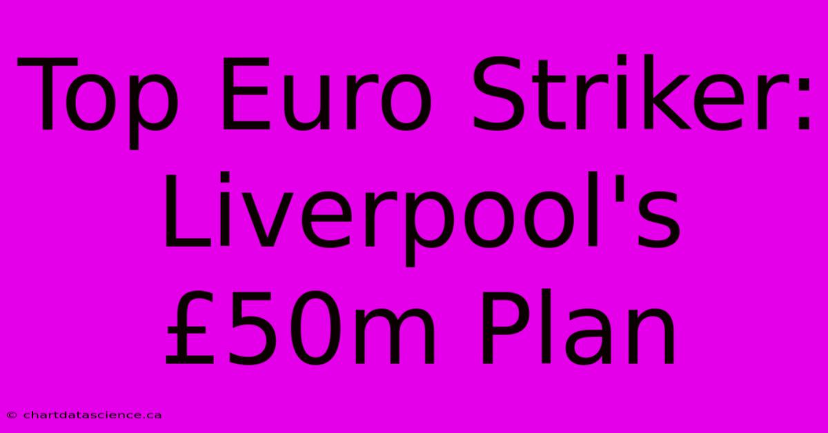 Top Euro Striker: Liverpool's £50m Plan