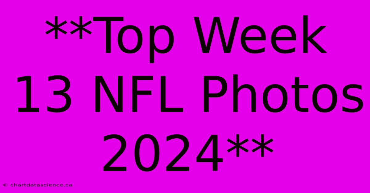 **Top Week 13 NFL Photos 2024**