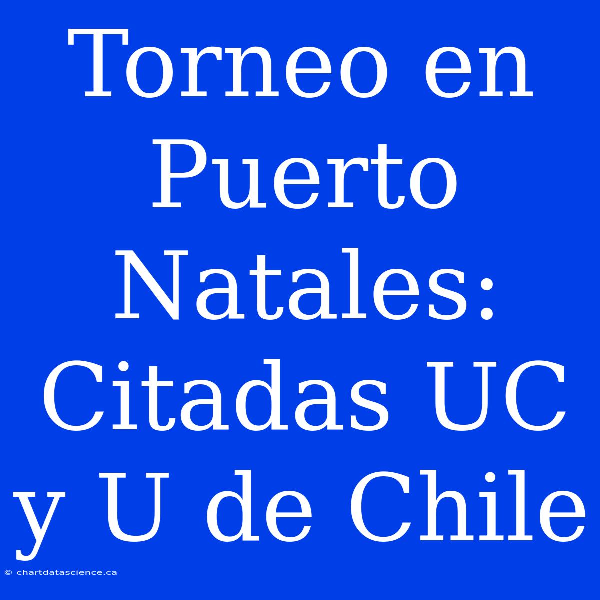 Torneo En Puerto Natales: Citadas UC Y U De Chile