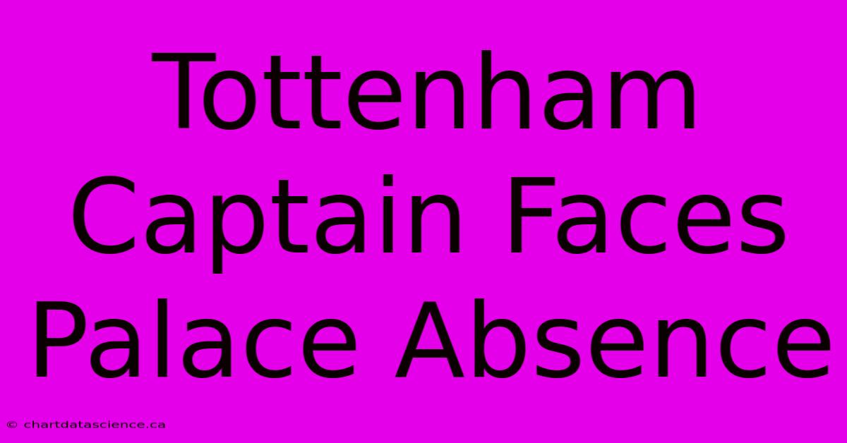 Tottenham Captain Faces Palace Absence