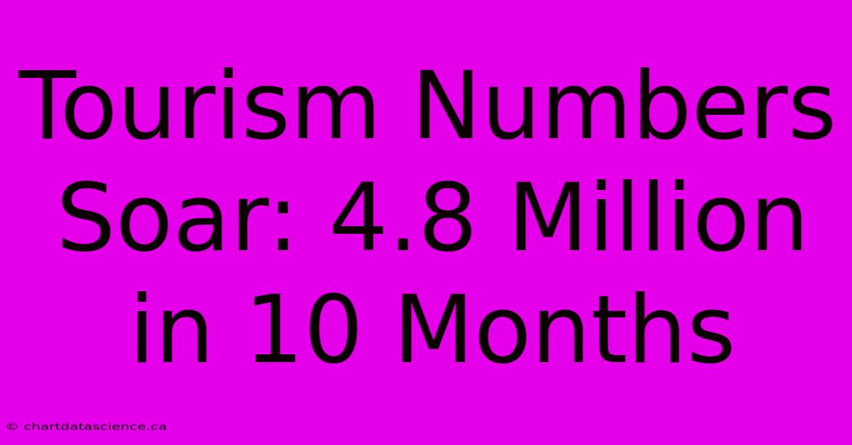 Tourism Numbers Soar: 4.8 Million In 10 Months