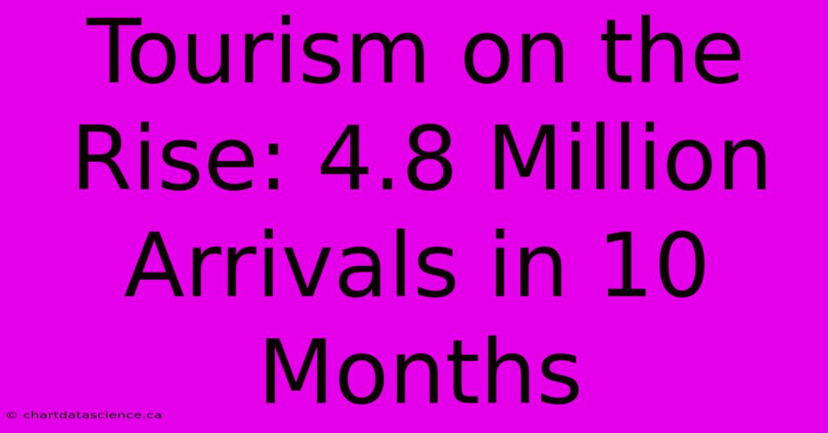 Tourism On The Rise: 4.8 Million Arrivals In 10 Months