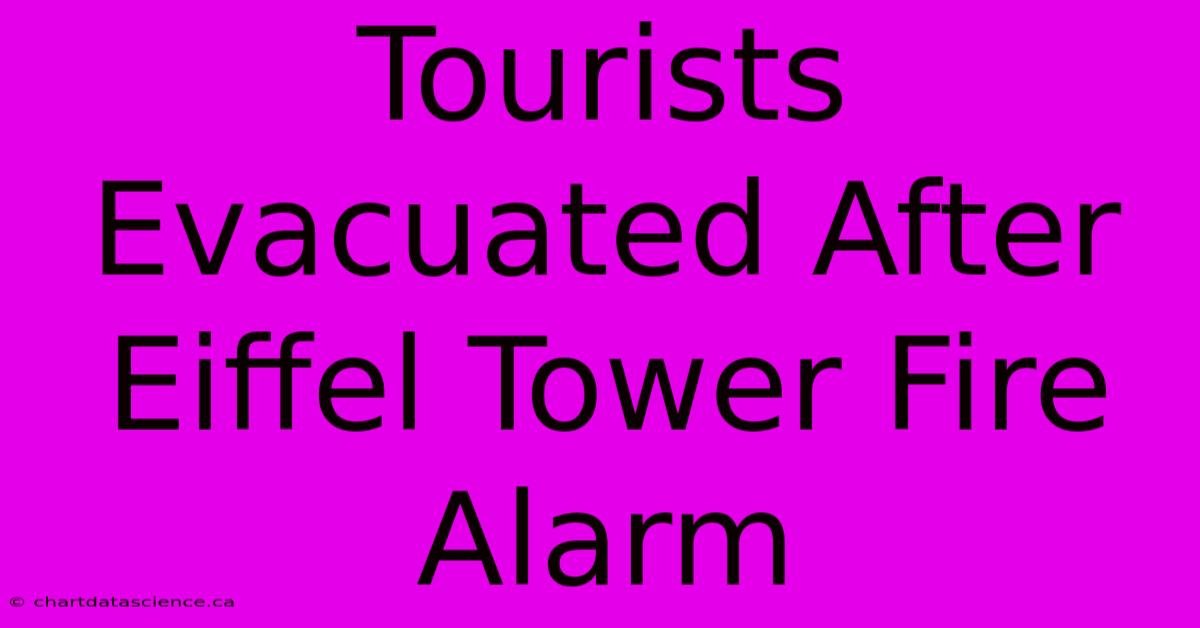 Tourists Evacuated After Eiffel Tower Fire Alarm