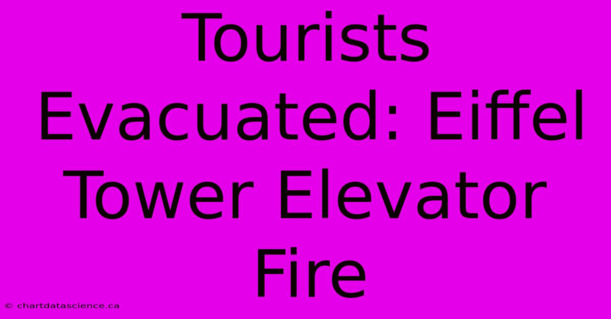 Tourists Evacuated: Eiffel Tower Elevator Fire