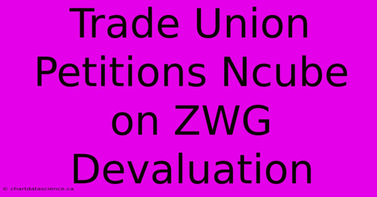 Trade Union Petitions Ncube On ZWG Devaluation