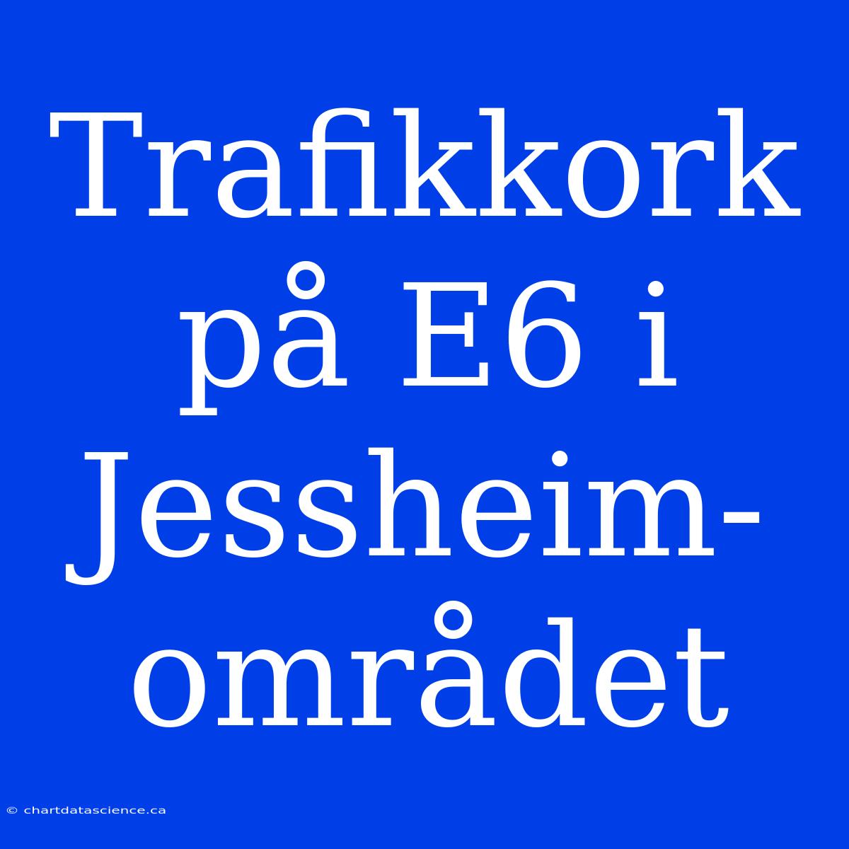 Trafikkork På E6 I Jessheim-området