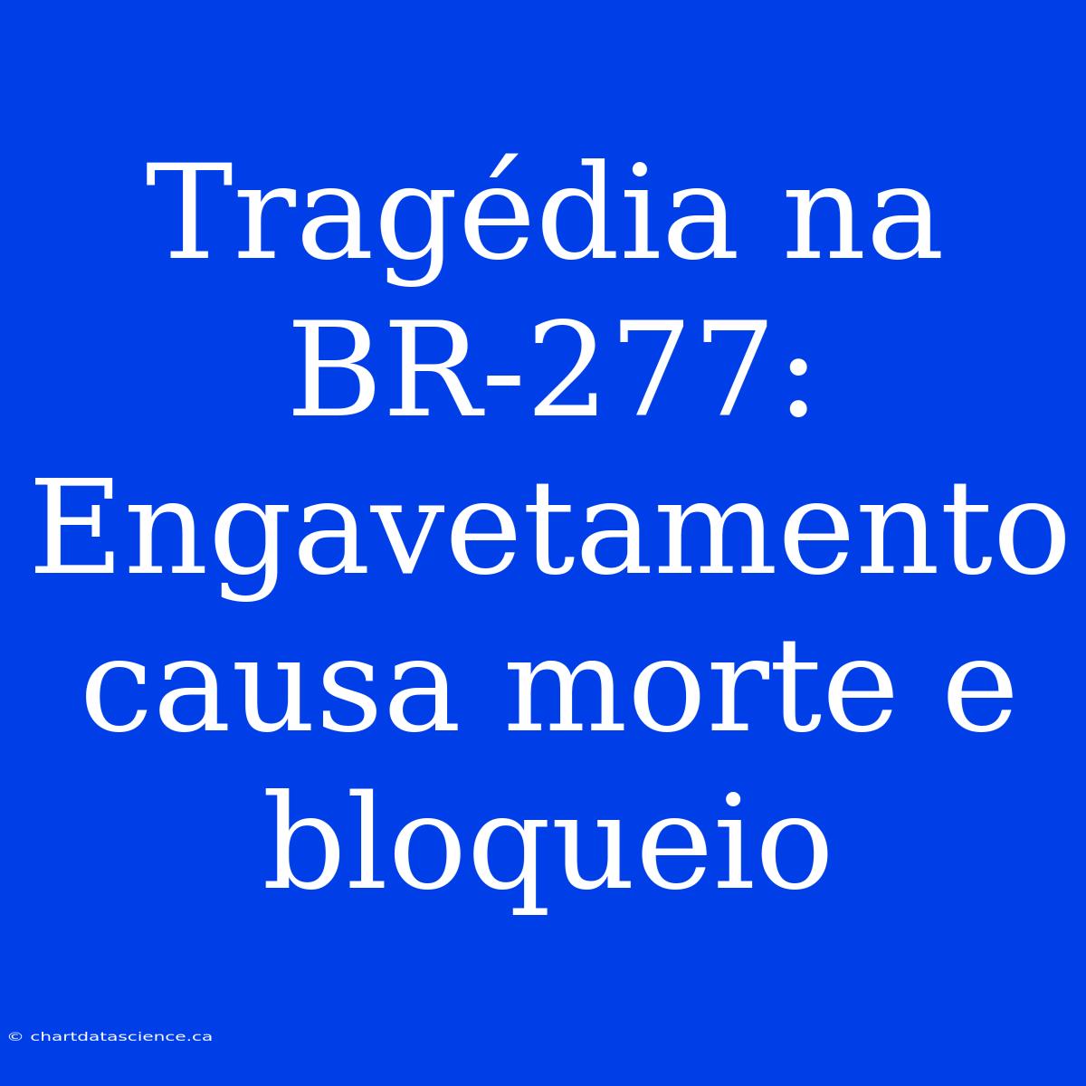 Tragédia Na BR-277: Engavetamento Causa Morte E Bloqueio