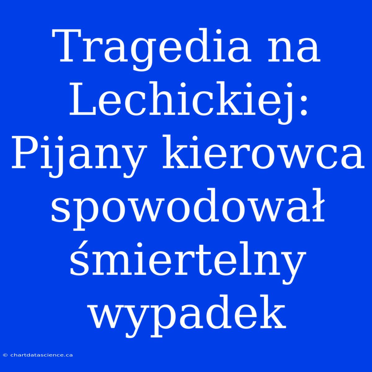 Tragedia Na Lechickiej: Pijany Kierowca Spowodował Śmiertelny Wypadek