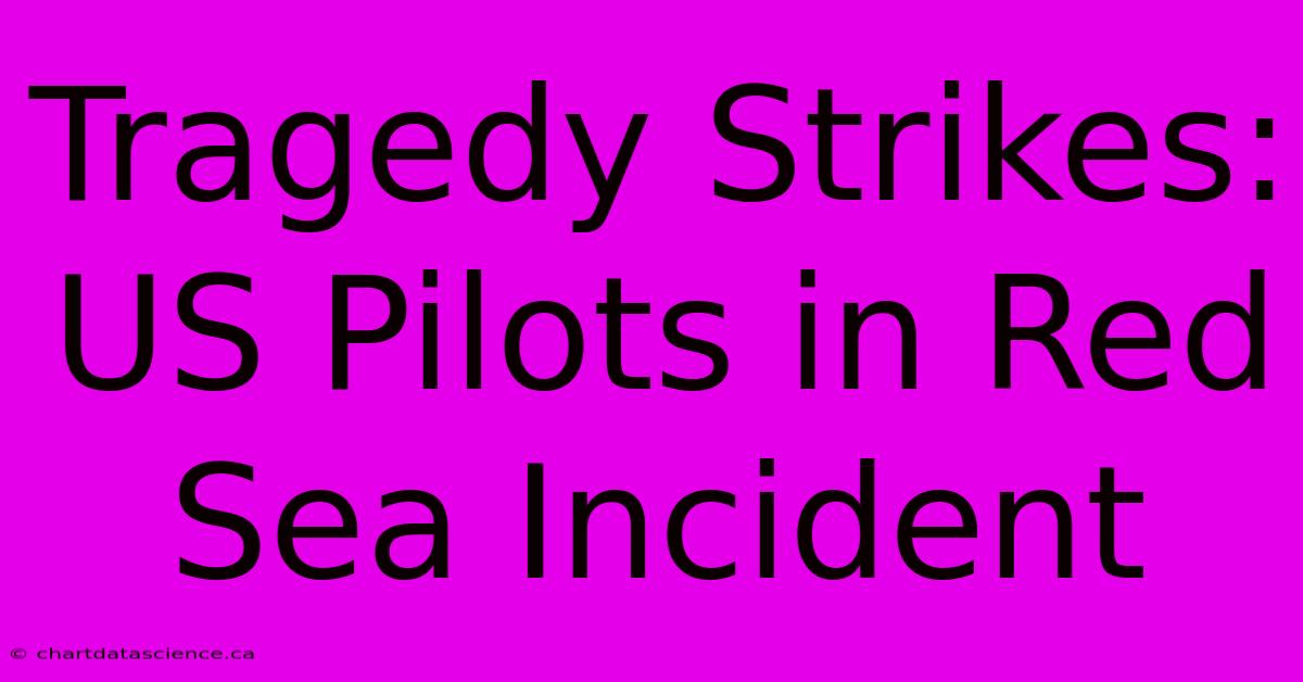 Tragedy Strikes: US Pilots In Red Sea Incident