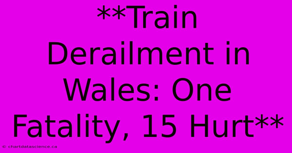 **Train Derailment In Wales: One Fatality, 15 Hurt** 