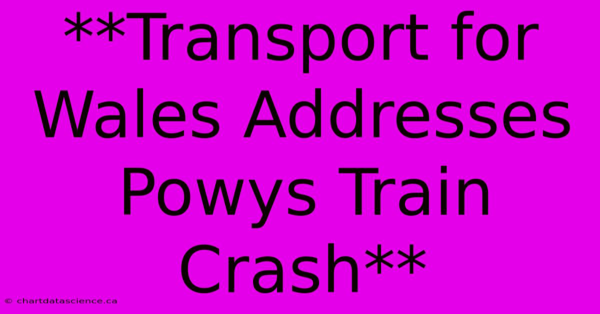 **Transport For Wales Addresses Powys Train Crash**