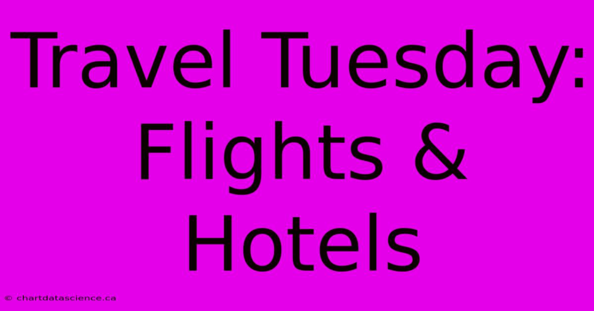 Travel Tuesday: Flights & Hotels