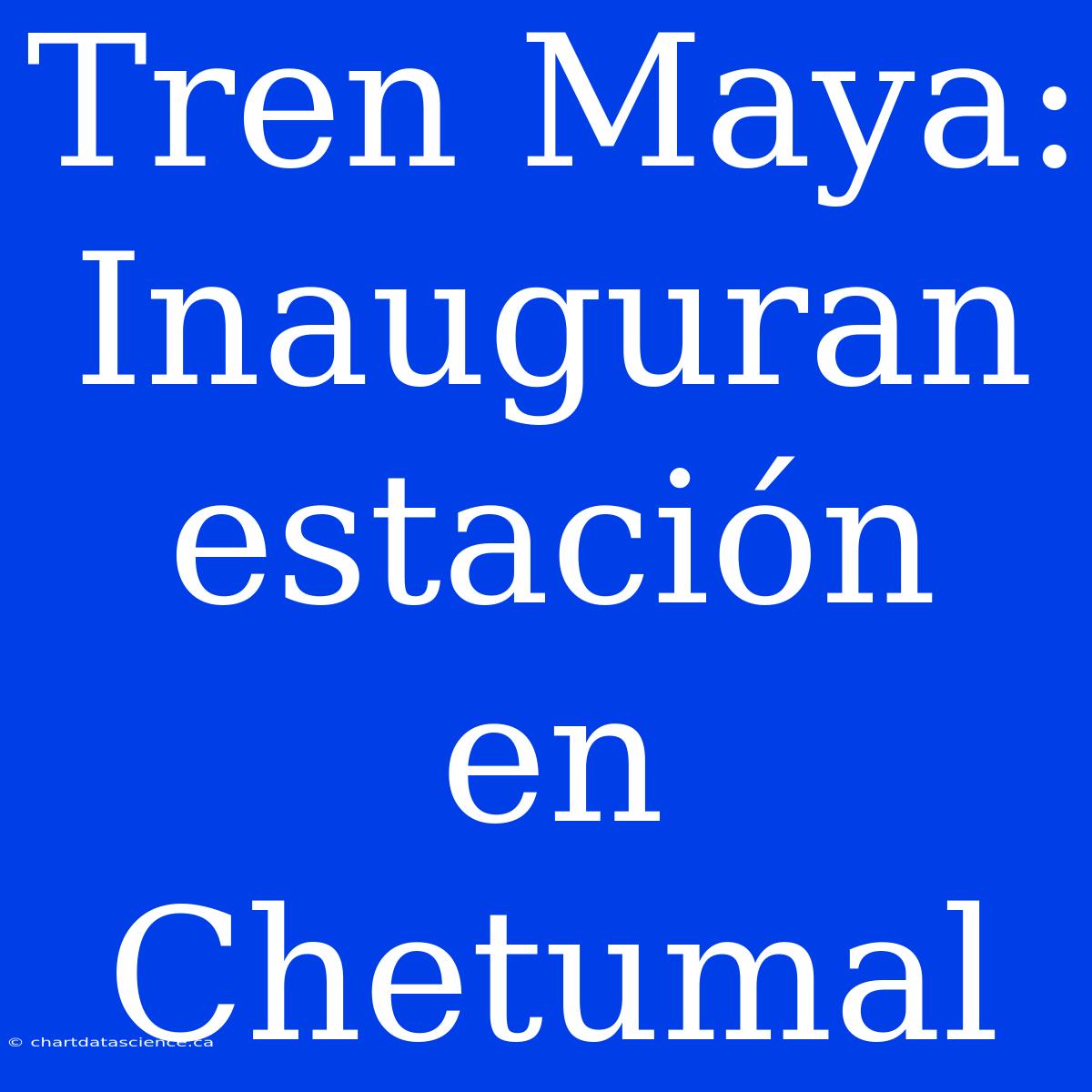 Tren Maya: Inauguran Estación En Chetumal