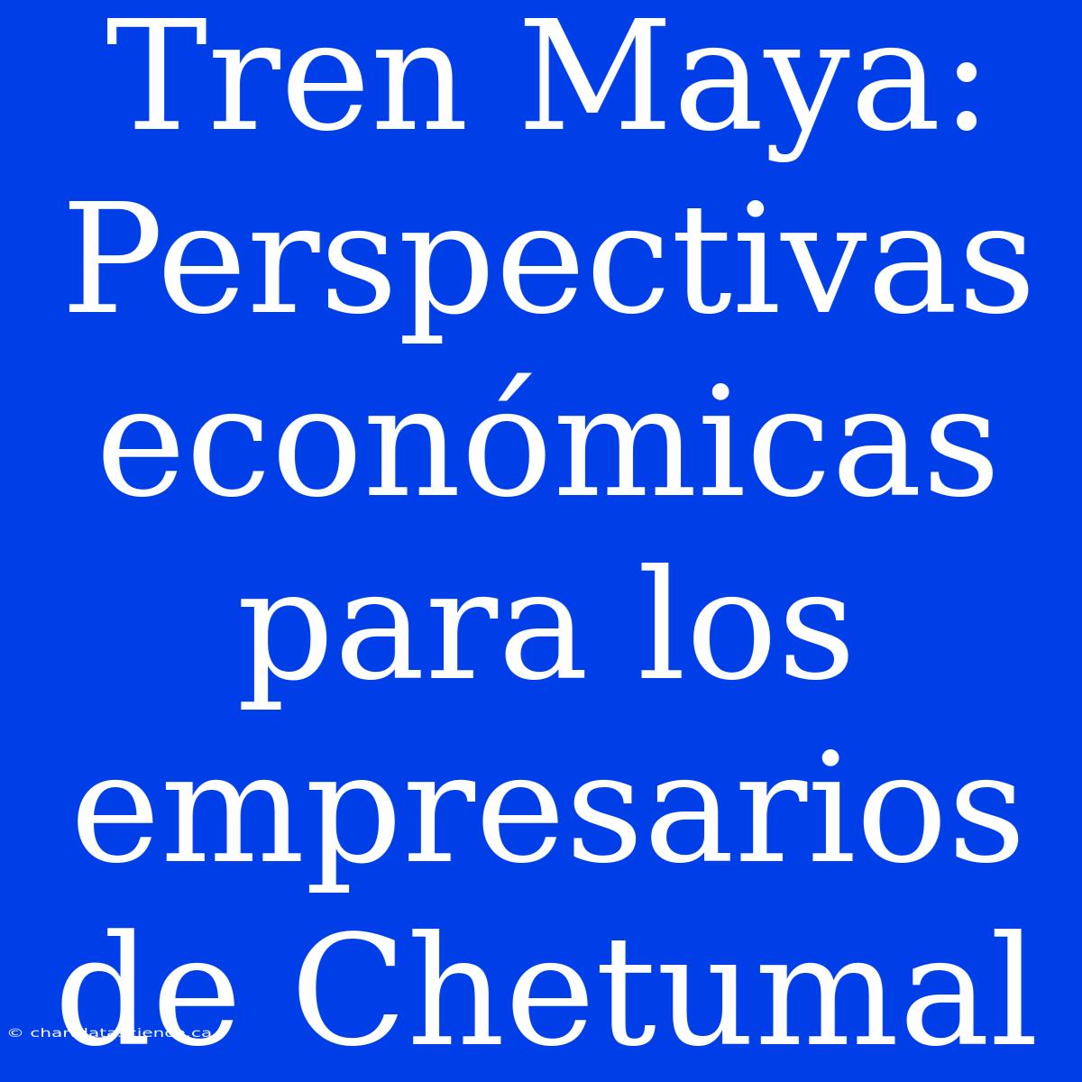 Tren Maya: Perspectivas Económicas Para Los Empresarios De Chetumal