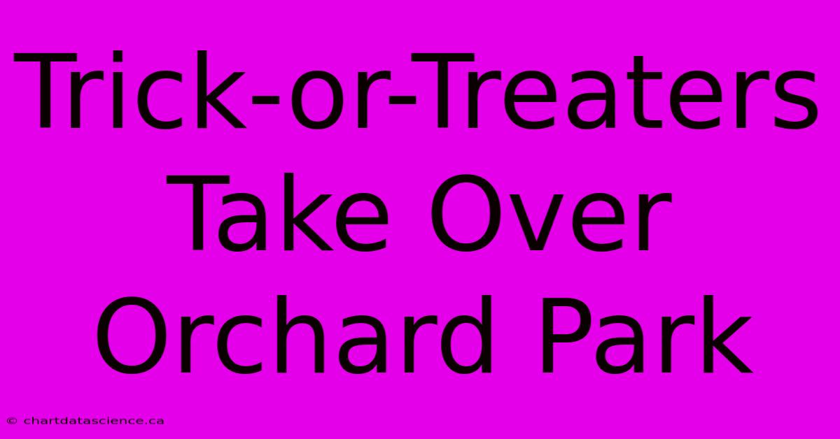 Trick-or-Treaters Take Over Orchard Park