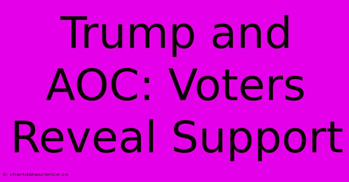 Trump And AOC: Voters Reveal Support