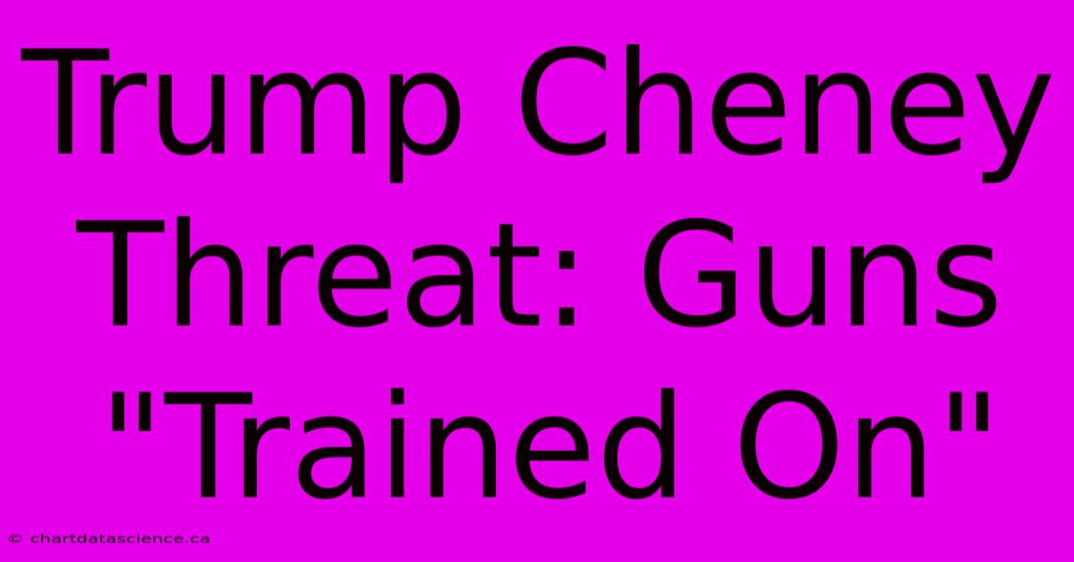 Trump Cheney Threat: Guns 