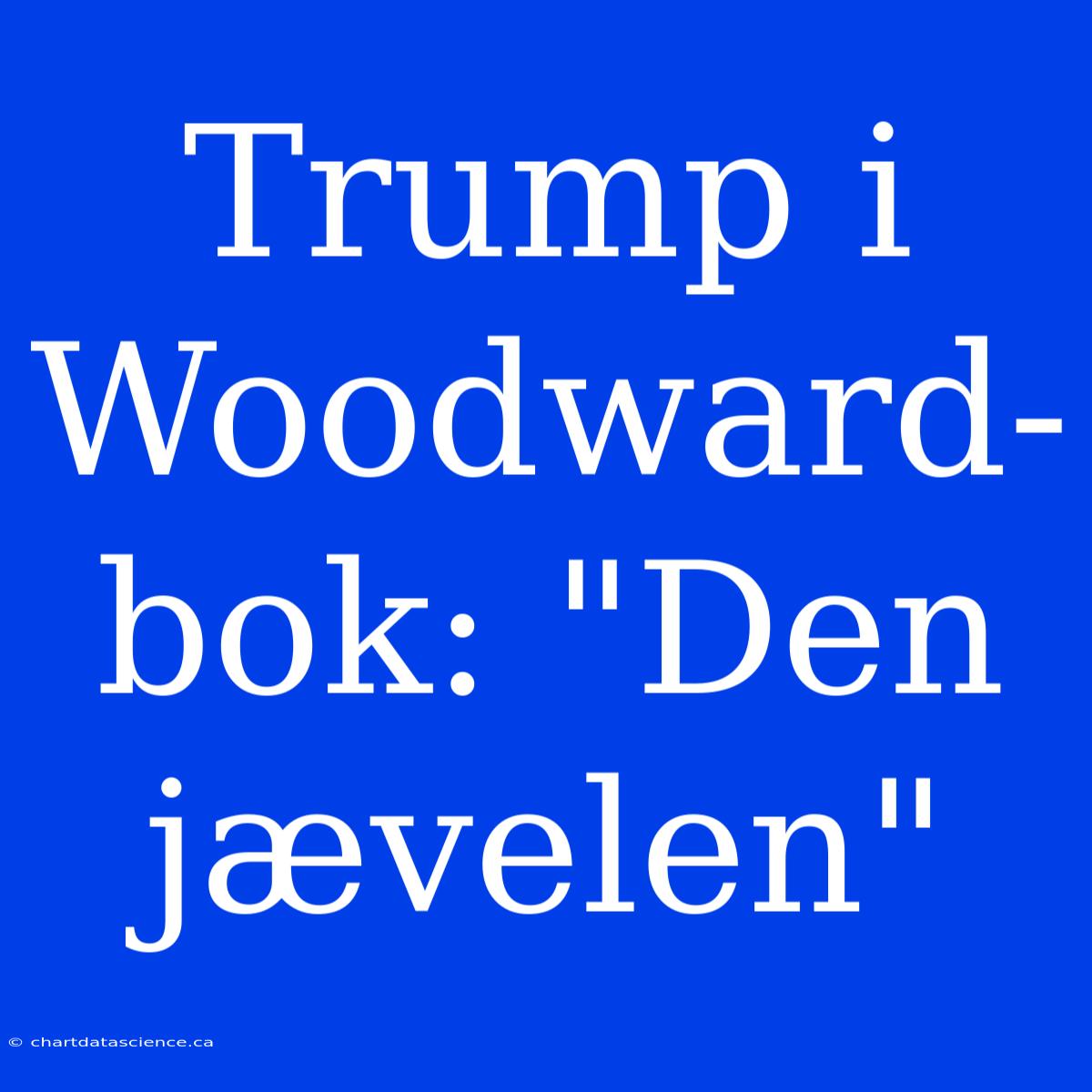 Trump I Woodward-bok: 