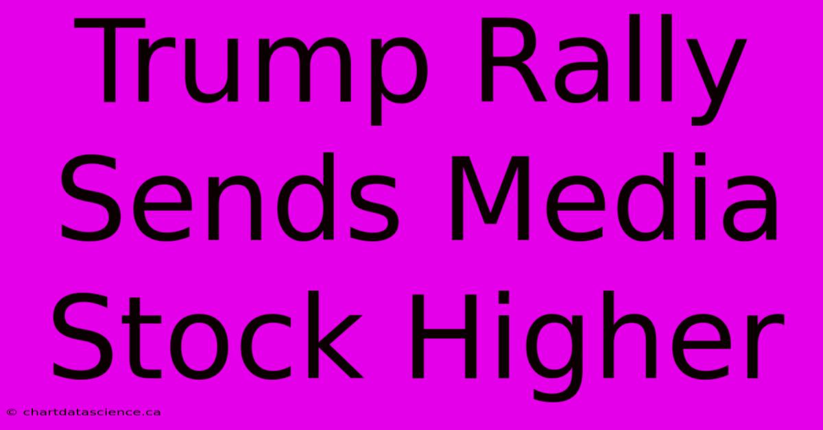 Trump Rally Sends Media Stock Higher