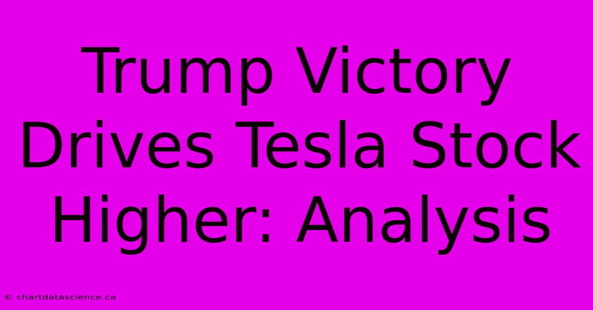 Trump Victory Drives Tesla Stock Higher: Analysis 