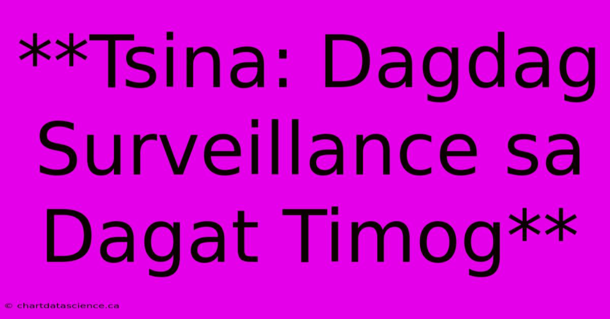 **Tsina: Dagdag Surveillance Sa Dagat Timog**