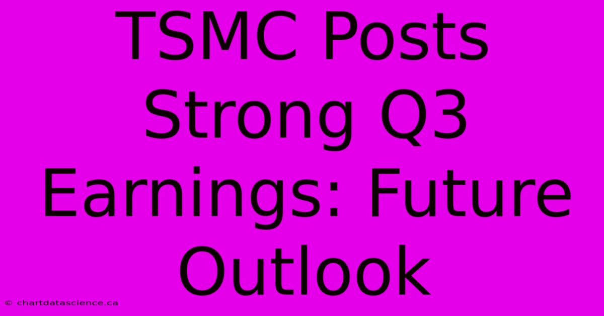 TSMC Posts Strong Q3 Earnings: Future Outlook