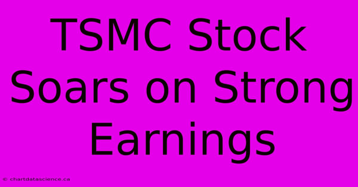 TSMC Stock Soars On Strong Earnings