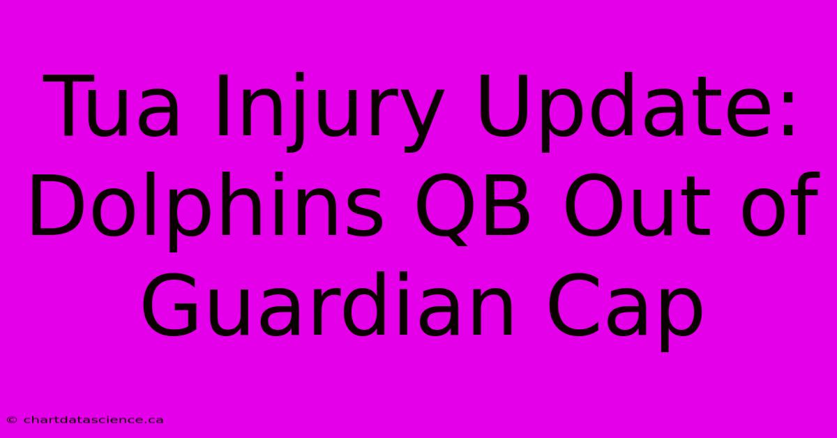 Tua Injury Update: Dolphins QB Out Of Guardian Cap