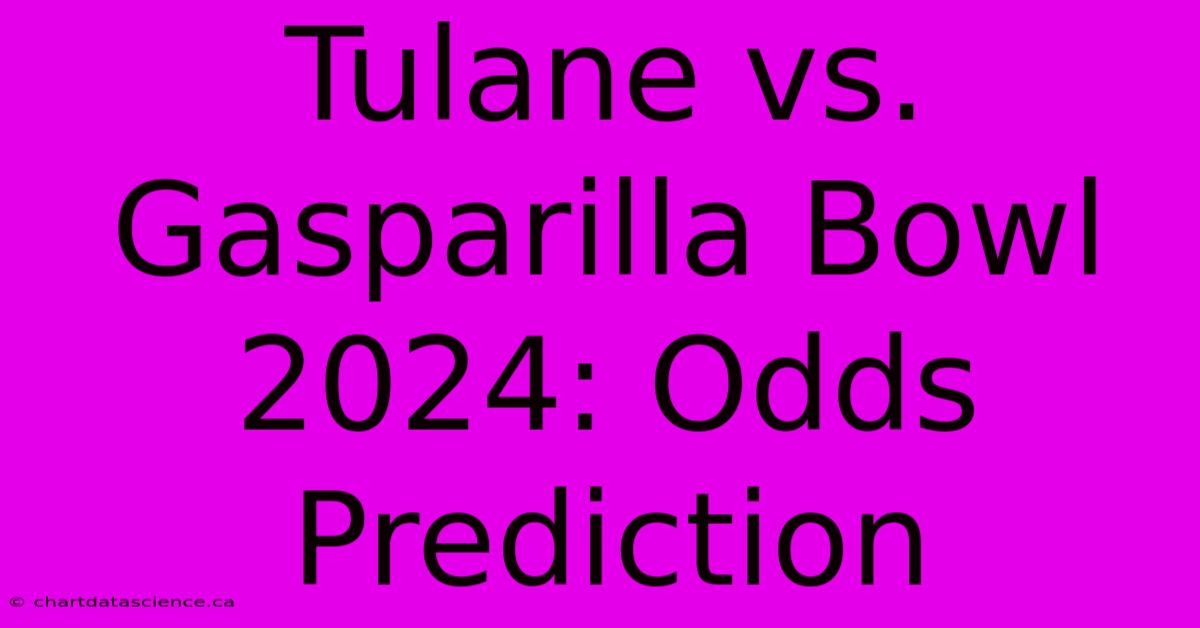 Tulane Vs. Gasparilla Bowl 2024: Odds Prediction