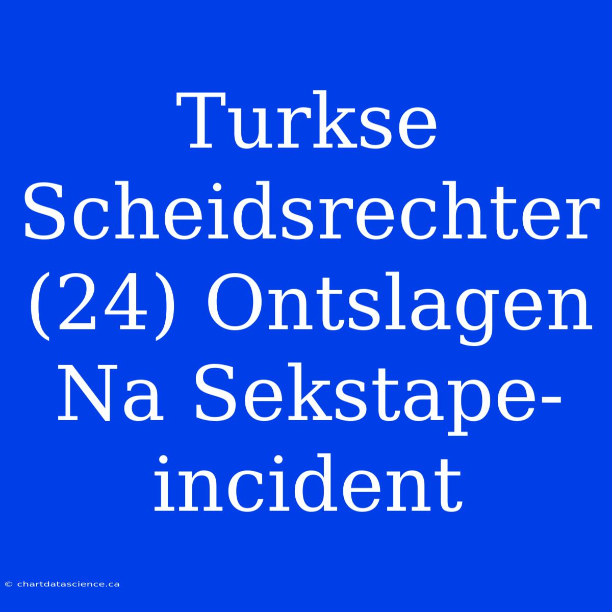 Turkse Scheidsrechter (24) Ontslagen Na Sekstape-incident