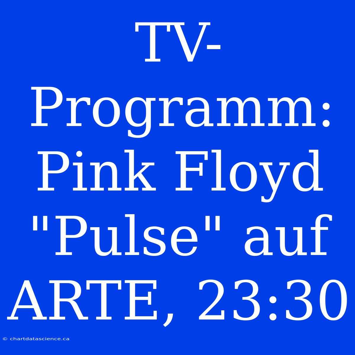 TV-Programm: Pink Floyd 