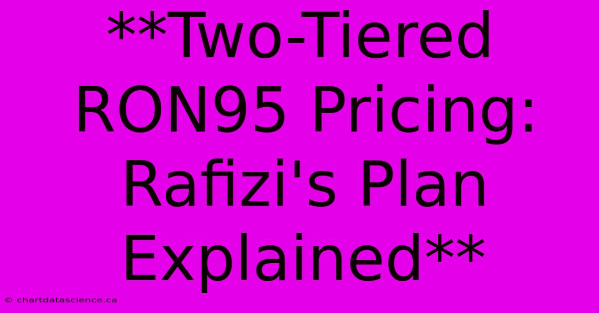 **Two-Tiered RON95 Pricing: Rafizi's Plan Explained**