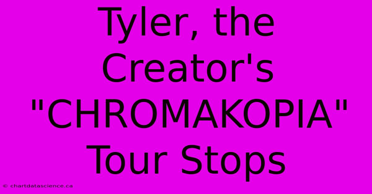 Tyler, The Creator's 