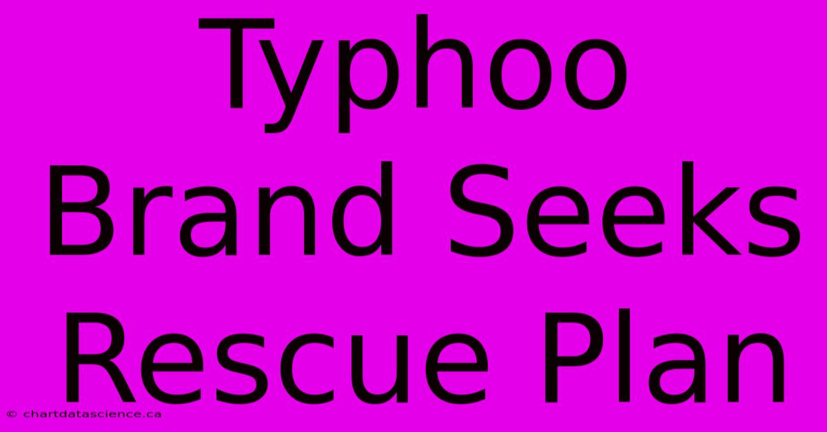 Typhoo Brand Seeks Rescue Plan