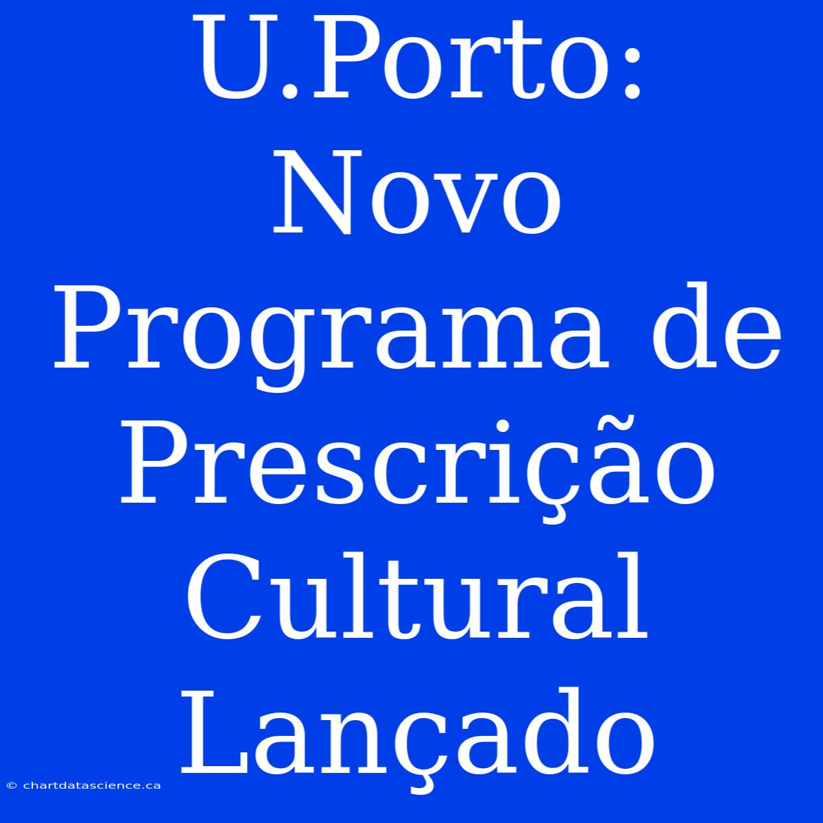 U.Porto: Novo Programa De Prescrição Cultural Lançado