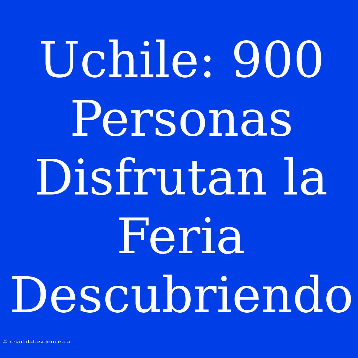 Uchile: 900 Personas Disfrutan La Feria Descubriendo